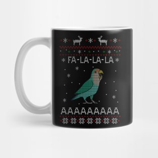 FA LA LA Ugly Christmas Dutch Blue Lovebird Mug